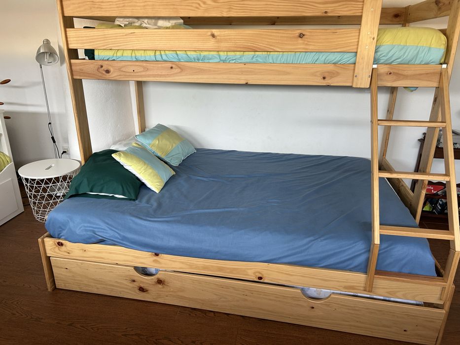 Beliche Casal e 2 camas individuais