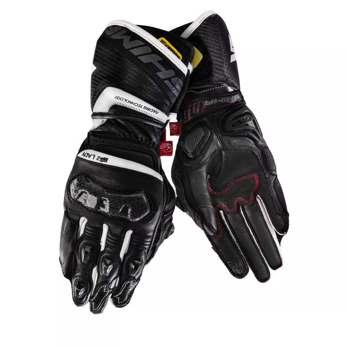 Rękawice motocyklowe Shima RS-2 Lady Black/White Rozmiar XS Outlet