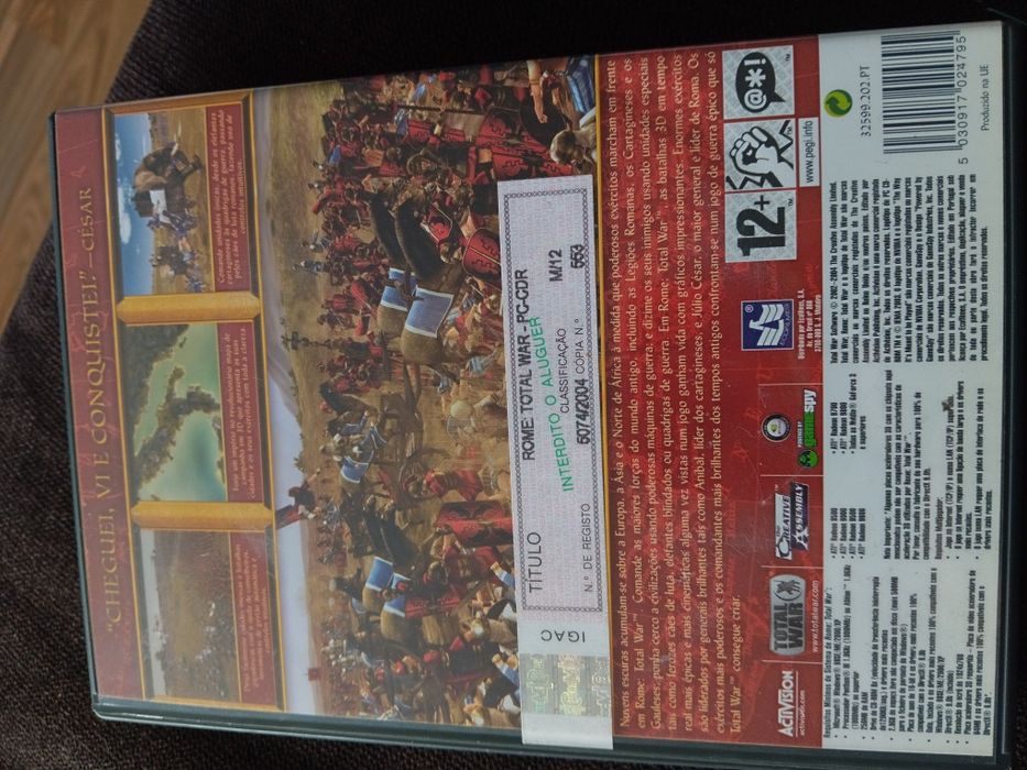 Jogo Rome total war Pc 3 cds64738290802435122