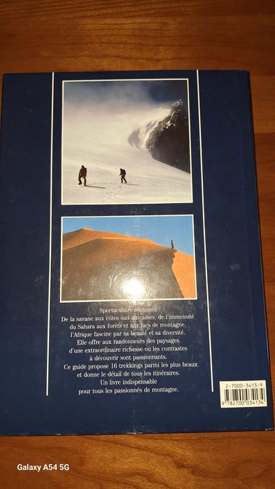 Livro de caminhadas em África (francês)