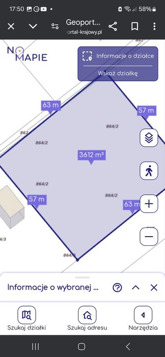 Działka budowlana  18ar