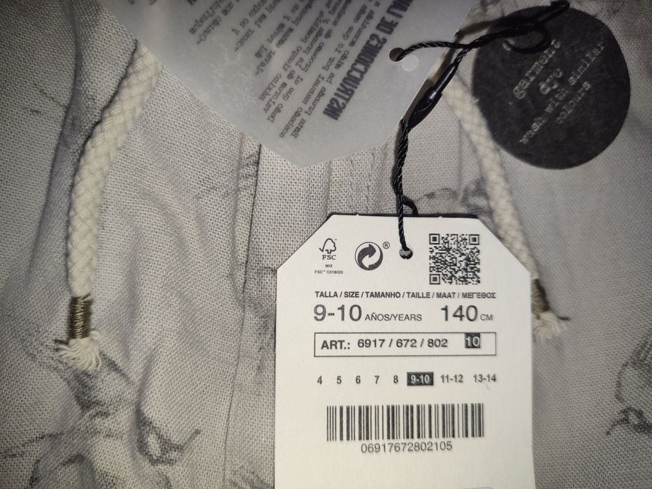 Spodenki bermudy Zara r.140