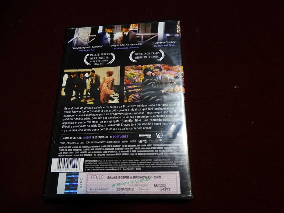 DVD-Balas sobre a broadway-Woody Allen