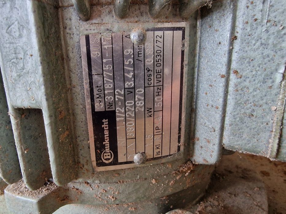 Odciąg do trocin Bauknecht 1.5kw wyciąg wentylator dmuchawa