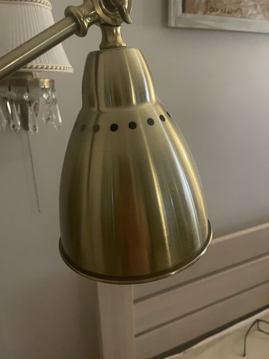 Лампи  напольна світильник и настільна Латунь