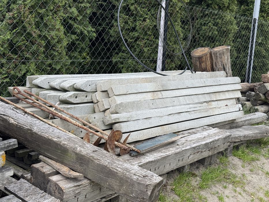 Słupki betonowe do malin