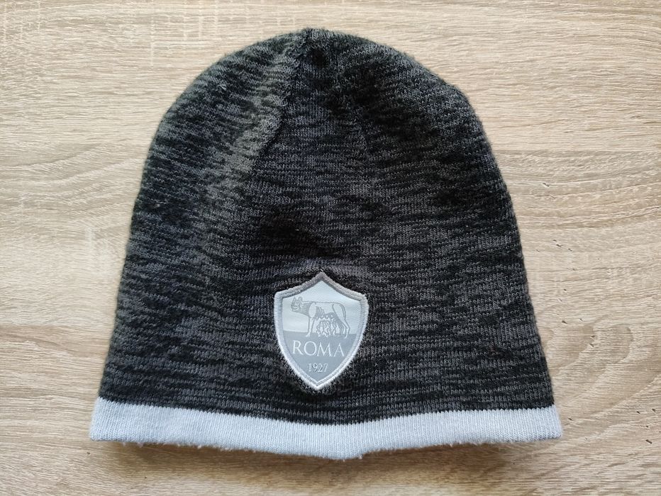 Шапка AS Roma Nike beanie двусторонняя ( Найк ФК Рома FC Roma )