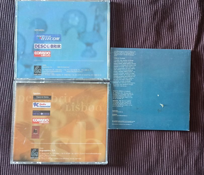 3 CDRom sobre Portugal
