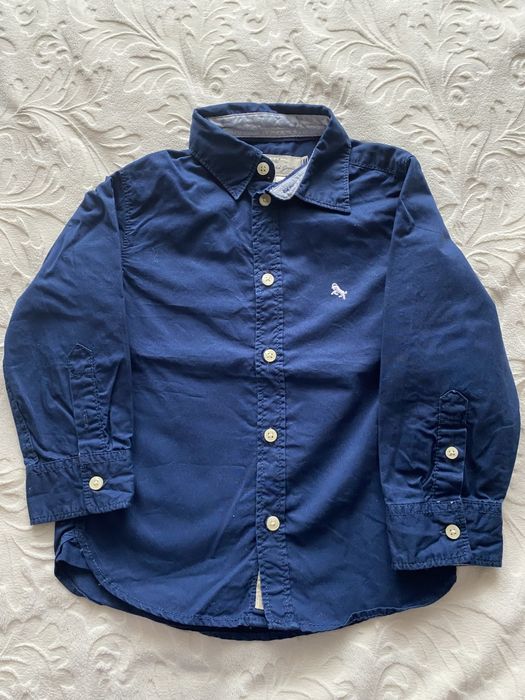 Koszula H&M 98 granatowa