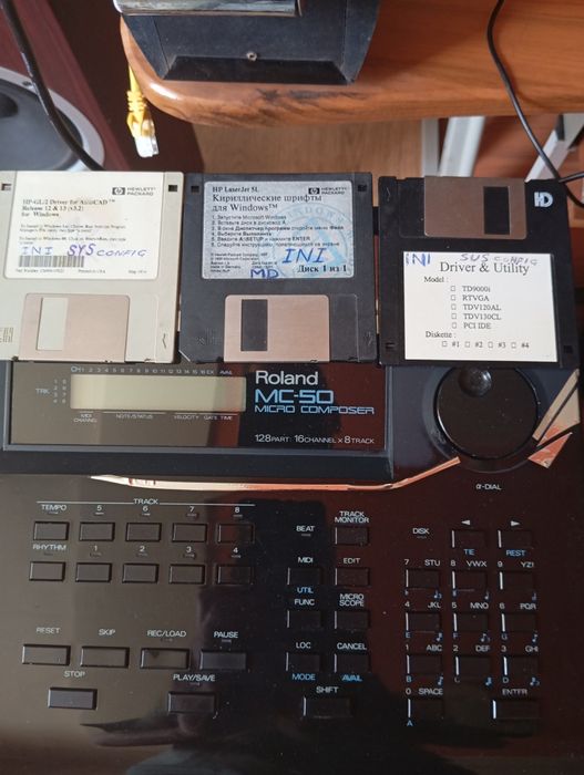 Roland MC-50 basic Midi recording