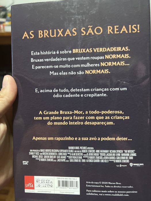 Livro A Bruxa de Roald Dahl