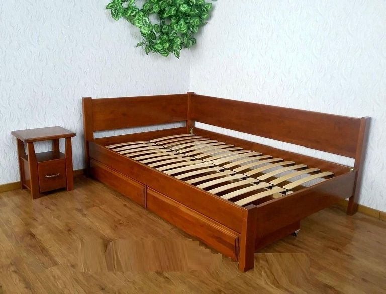 Угловая деревянная кровать Шанталь