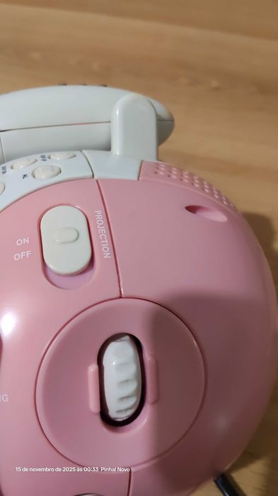 Radio despertador rosa metronic