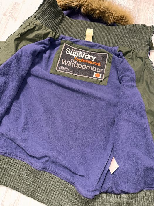 Тёплая демисезонная куртка Superdry, размер S