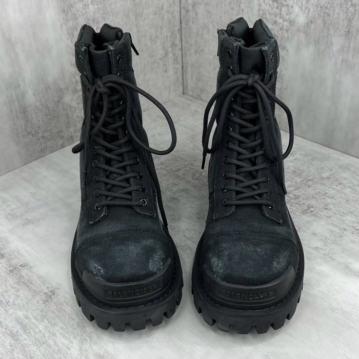 Нові Balenciaga Strike Destroy Combat Boots Black/Преміум якість!