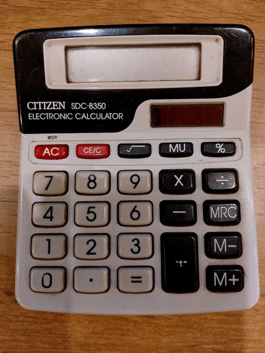 Stary kalkulator Citizen SDC-8350