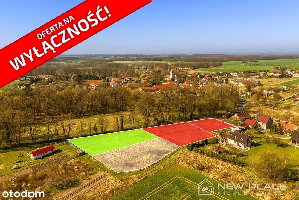 Budowlana 1366m2, Mpzp, pod Środą Śl. 110zł/m2