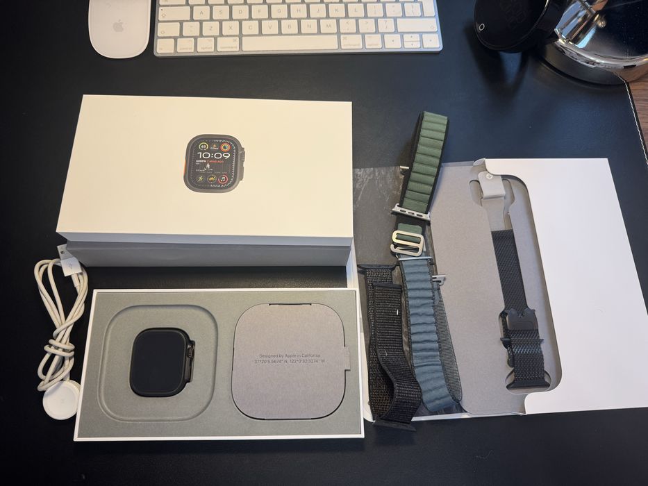 Apple Watch Ultra 2 Black Titanium | 100% Baterii | Jak Nowy