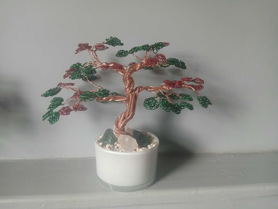 Drzewko Bonsai z drutu