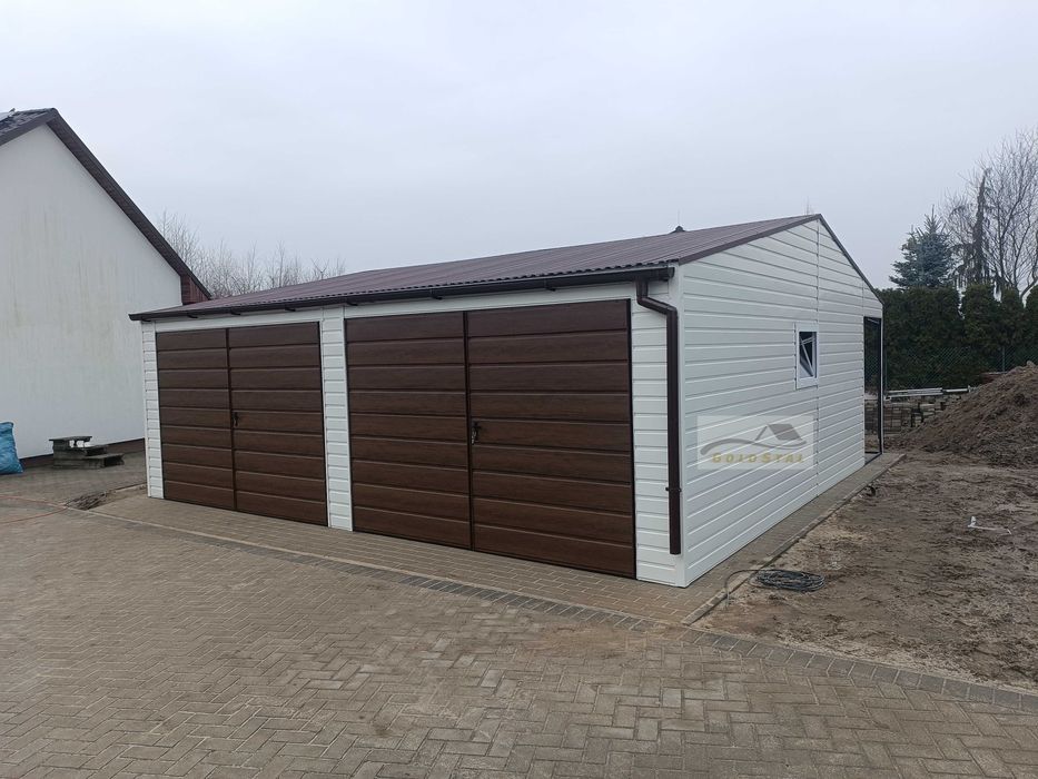 Garaż blaszany 8,5x6 6x5,5 6x6 6x5 4x6 7x6 4x5 3x5 9x6 AŻURY