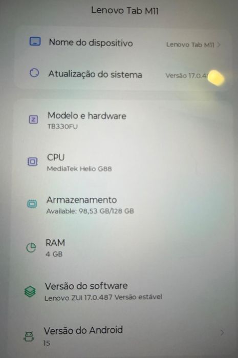 Lenovo Tablet com capa