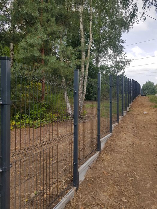 PANELE OGRODZENIOWE fi 5mm 153cm, podmurówka systemowa 77,5zł/mb