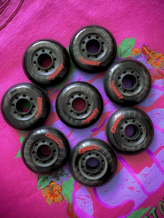 Kółka do rolek łyżworolek Powerslide Spinner 76 mm 85a freeskate rolki