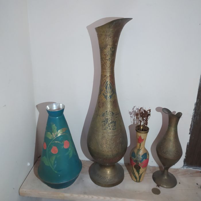 Ваза Індія,ваза ,латунна для декору, ресторану бару кафе студії