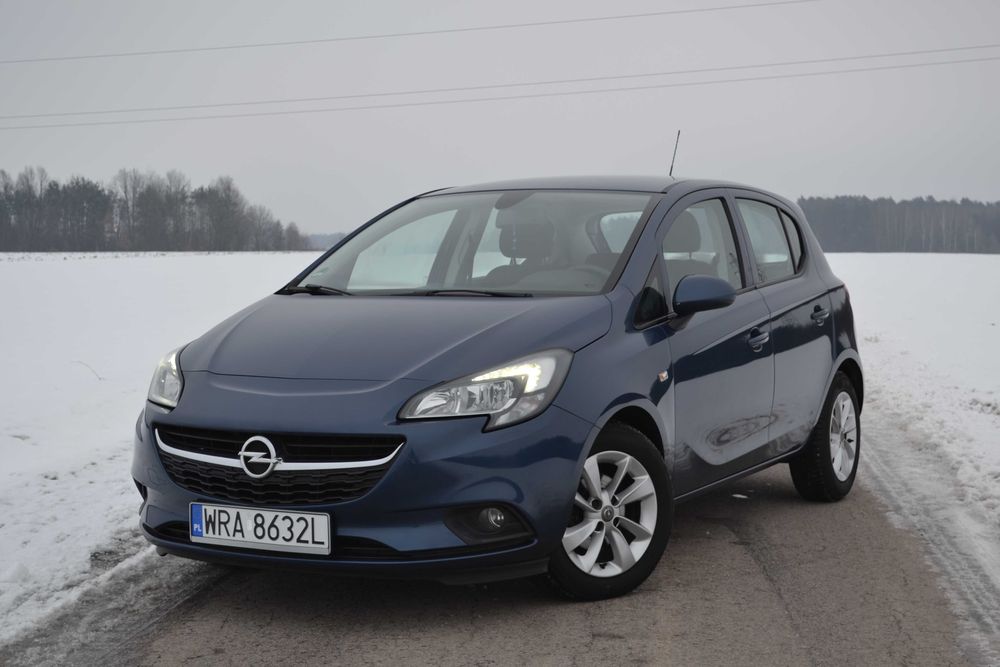 Opel Corsa E 1.4 Benzyna 90KM Klima Ledy Dotyk Radio Alufelgi Oryginał