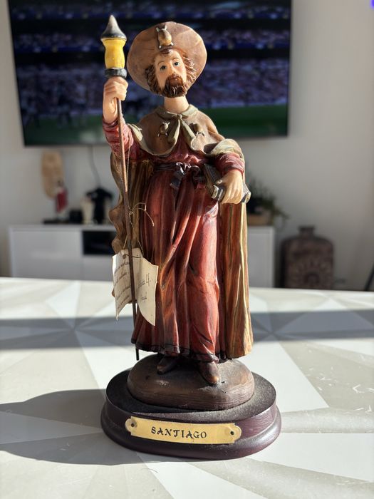 Estatueta Santiago – Martfinite L.F. Portugal – Marfinite Pintada à Mão
