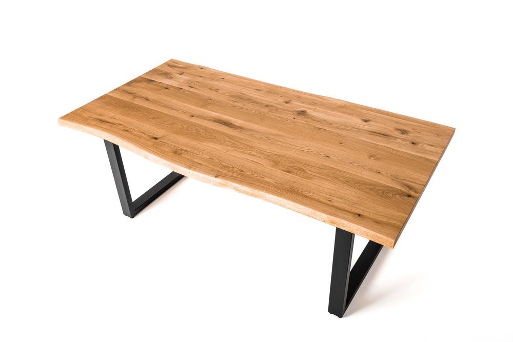 Stół drewniany dąb lity rozkładany rustic LOFT Loftowy blat Łęczna