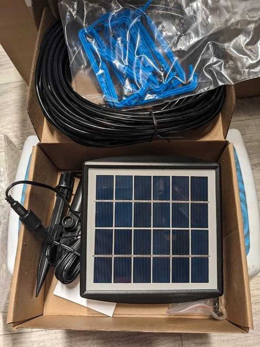 Automatyczny solarny system do podlewania kwiatków, nowy