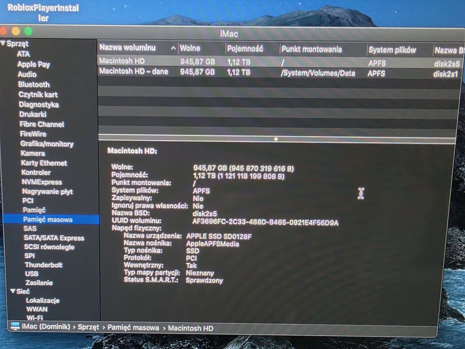 Komputer Apple iMac A1418 Late 2013 21,5" Intel Core i5 8 GB / 1000 GB