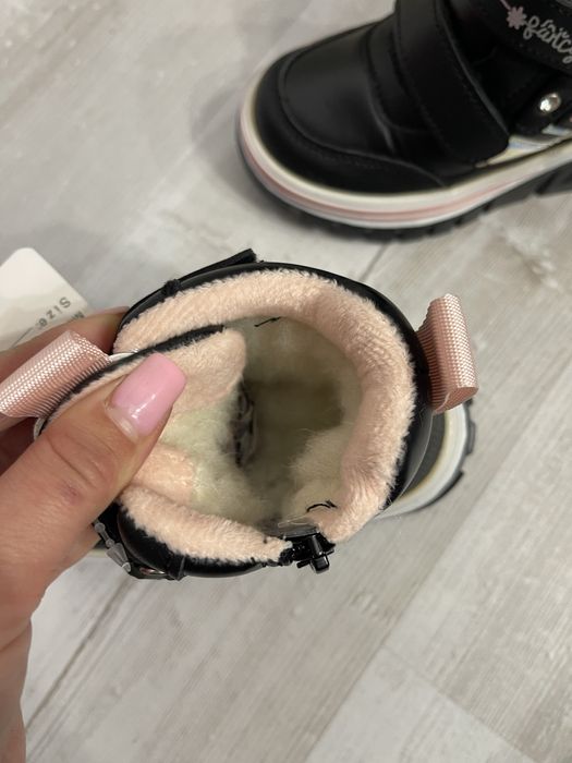 Ботинки зимові для дівчинки, чобітки зимові 24-27рр