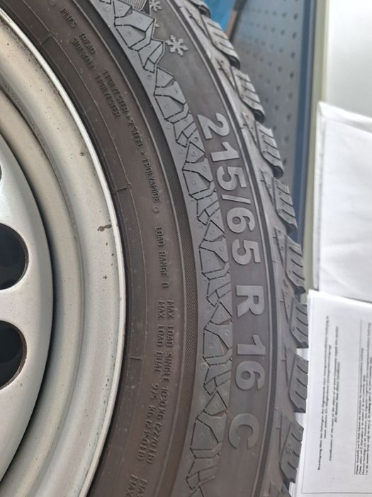 Koła zimowe VW Transporter T6 T5 215 65 r16c 9.5mm