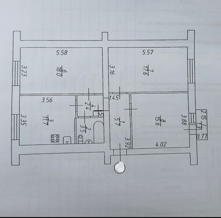 Продам 3-кімнатну сталінку, Мазепи ,2