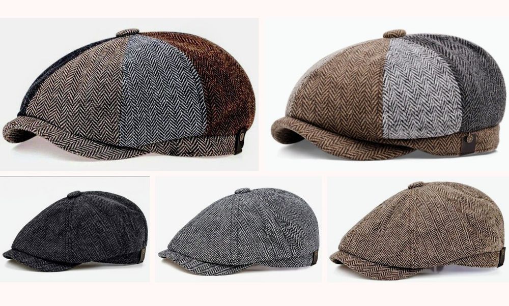 Kaszkiet w stylu retro 5 szt.