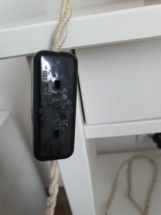 2 szt. Lampki nocne dębowe w stylu retro żarówki LED