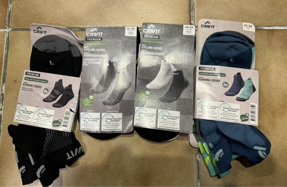 Шкарпетки Crivit new оригінал спортивні трекінгові бігові літні sport