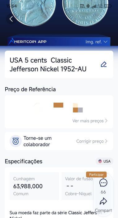 Moeda antiga U.S.A