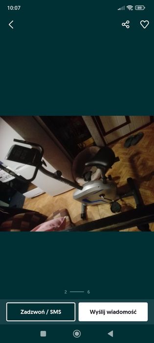 Rower stacjonarny duży trenigowy