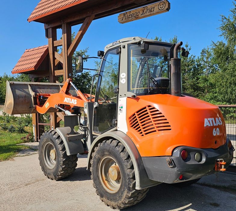 Ładowarka Atlas AR60 2013R 4500h nowe opony łyżka widły stan idealny - przegubowa ORYGINAŁ