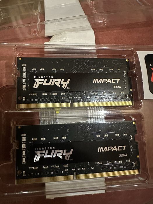 Пам'ять DDR Kingston DDR4 2/8GB KIT 3200 FURY Impact