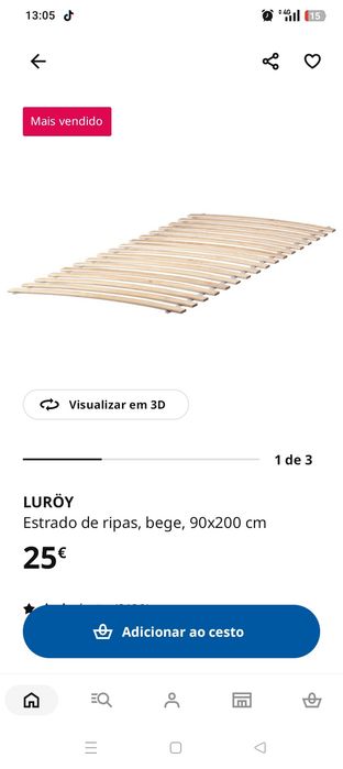 Cama  Kura IKEA personalizada + estrado