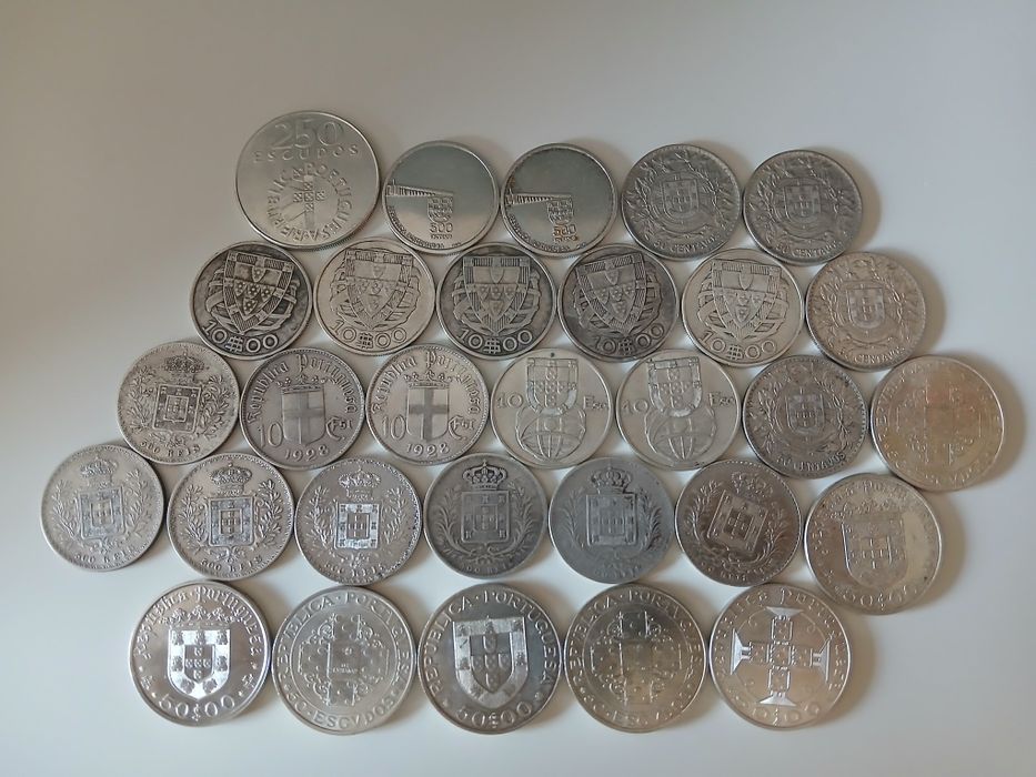 Moedas de prata portuguesas