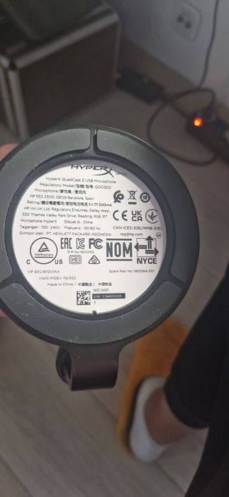 HyperX QuadCast 2 USB – mikrofon gamingowy / streamingowy