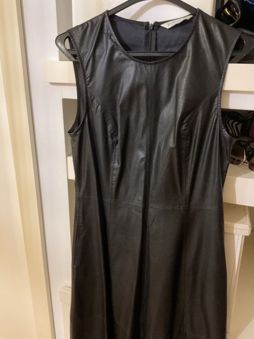 Vestido de napa da stradivarius