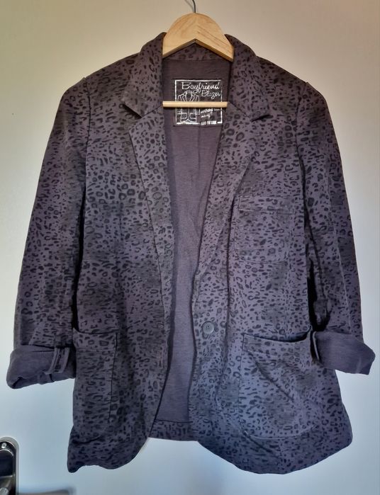 Luźna marynarka / blazer oversize w panterkę L