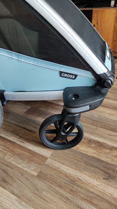 THULE Chariot Cross 2, kolor Alaska, przyczepka rowerowa