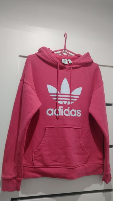 Adidas różowa bluza damska z kapturem rozmiar XS